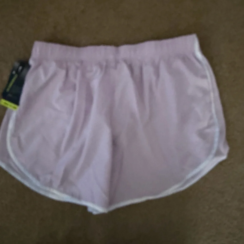 NWT Nike Women's Light Lavender Athletic Shorts with White Trim - Picture 4 of 6
